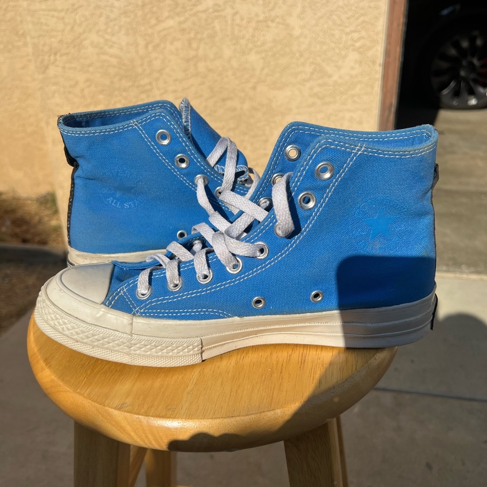 Classic Blue High-Top Sneakers